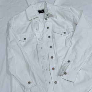 Classic White Button Down Shirt